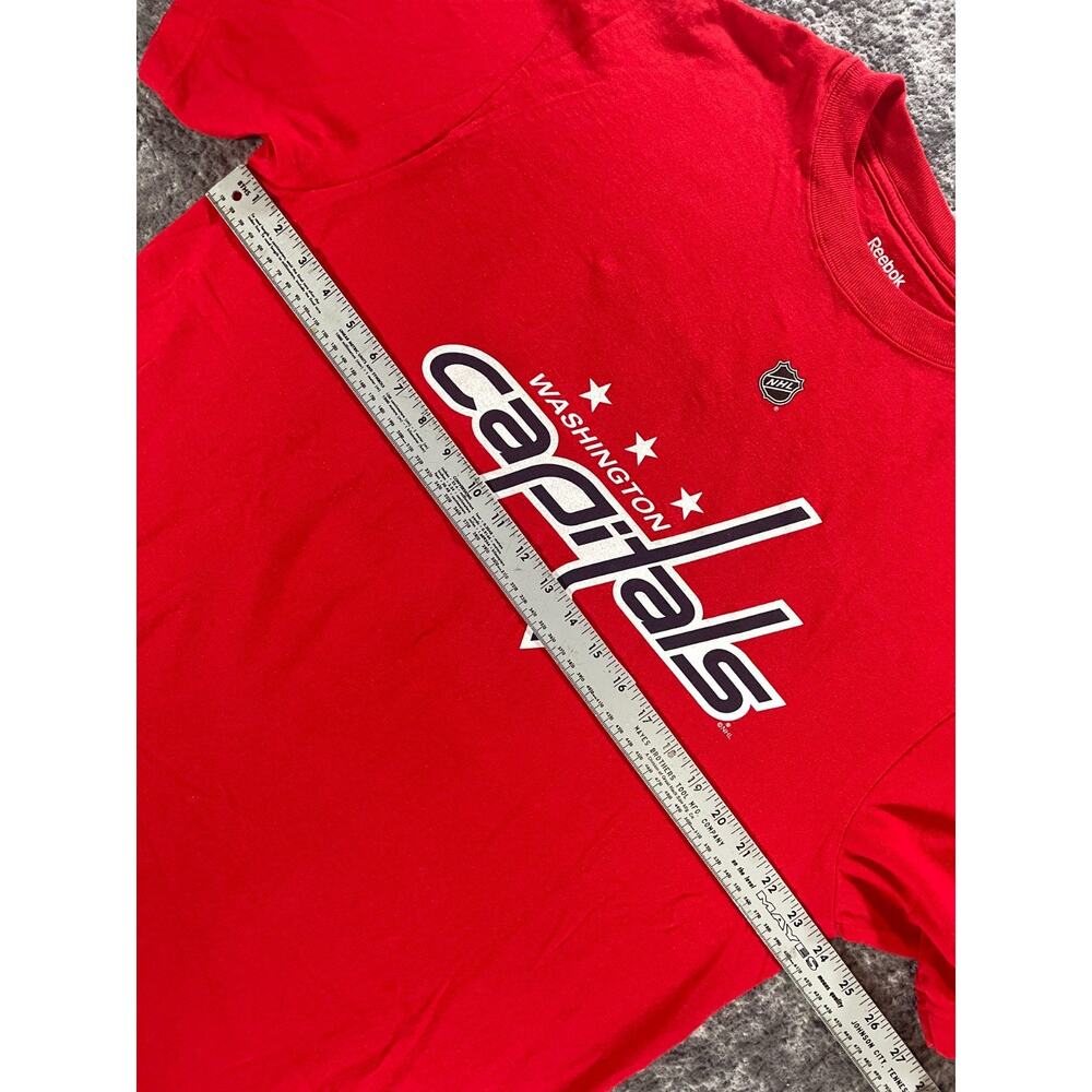 Washington Capitals Alexander Semin Reebok NHL T-Shirt 28 XL Hockey Red Tee - Picture 4 of 6